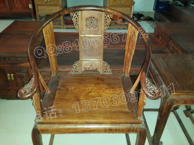 越南花梨皇宮椅,獨板越南黃花梨皇宮椅三件套,黃花梨太空椅